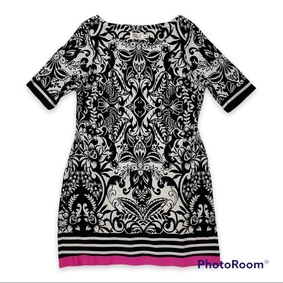 Eliza J Dress in Black & White, size 14- VGUC - Picture 2 of 13